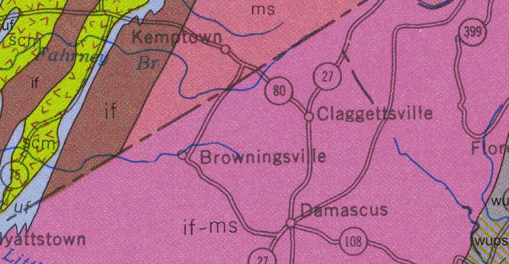 Montgomery Count Geology: Detail 1