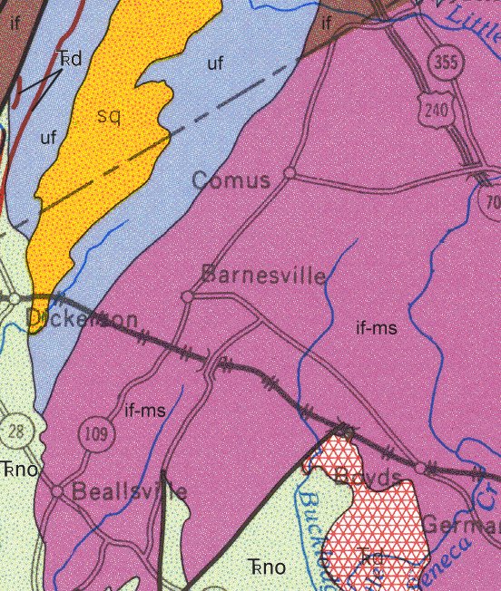 Montgomery Count Geology: Detail 3