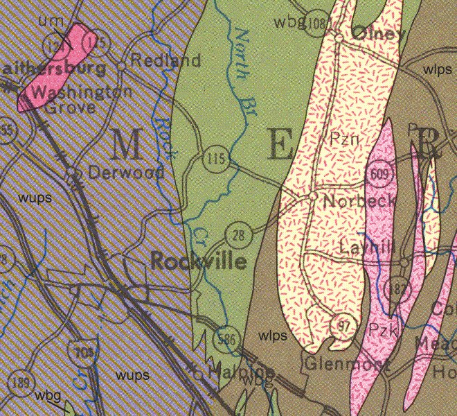 Montgomery Count Geology: Detail 8