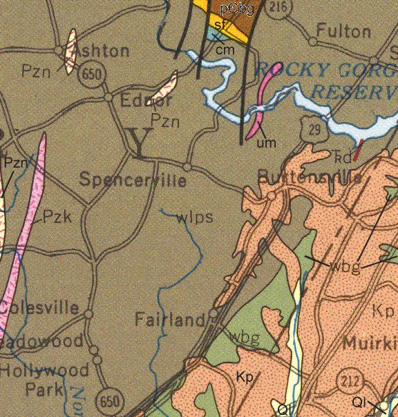 Montgomery Count Geology: Detail 9